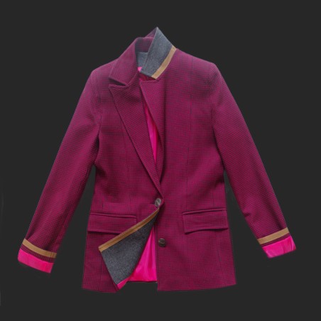 Blazer pied de coq