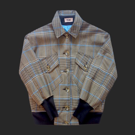 Blouson à carreaux