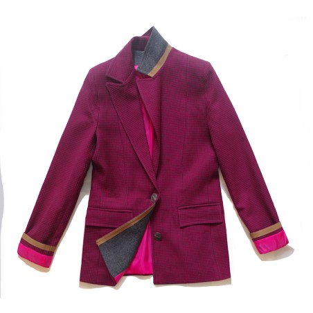 Blazer pied de coq