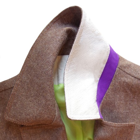 Caban chiné beige