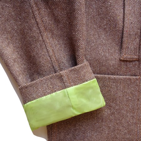 Caban chiné beige