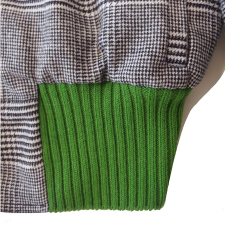 Blouson prince de galles sans manches