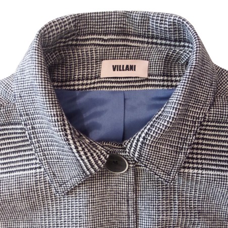 Blouson prince de galles sans manches