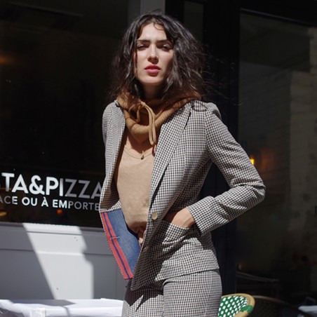 Blazer pied de poule