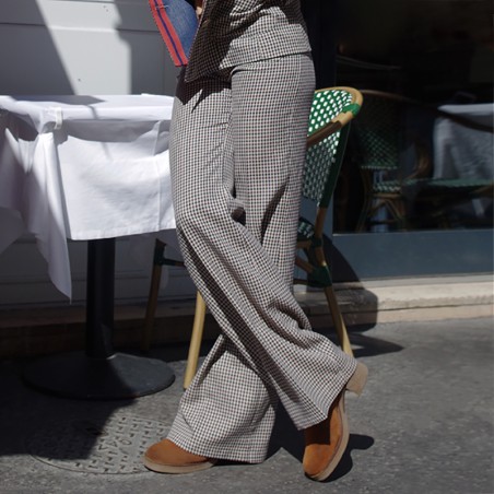 Pantalon pied de poule