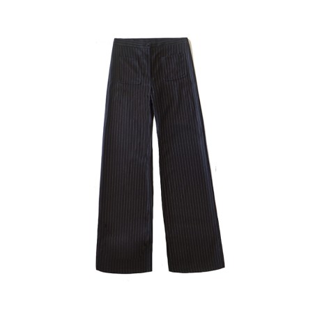 Pantalon noir rayure tennis