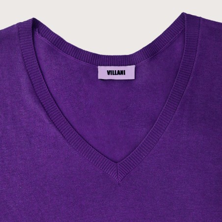 Pull oversize violet