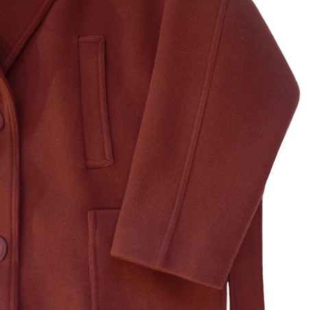 Manteau terracotta
