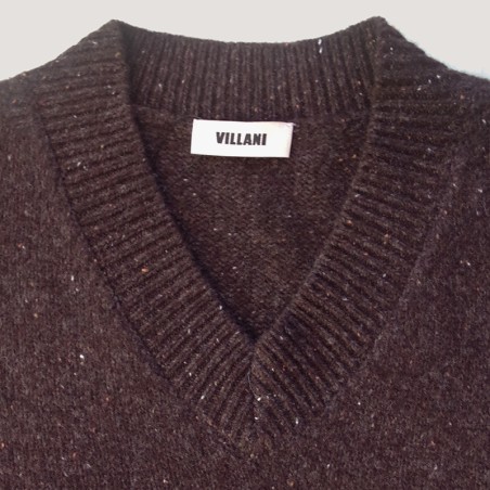 Débardeur chiné marron