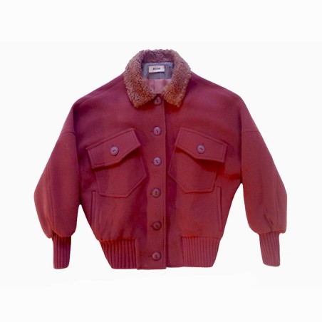 Blouson terracotta