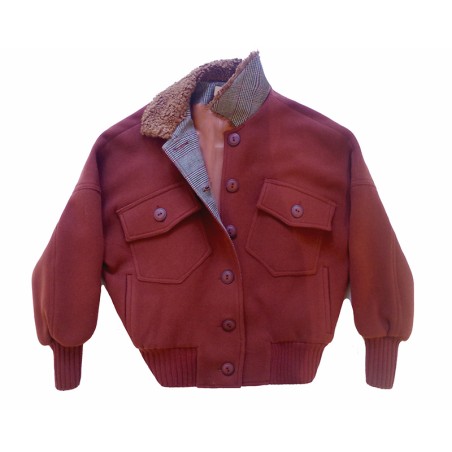 Blouson terracotta