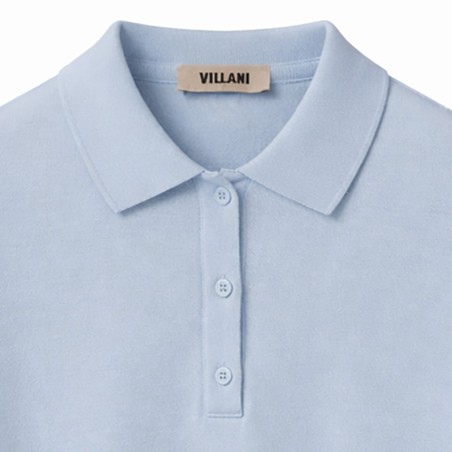Polo ciel manches courtes