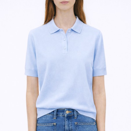 Polo ciel manches courtes