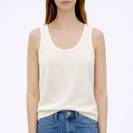 Débardeur marcel crème
