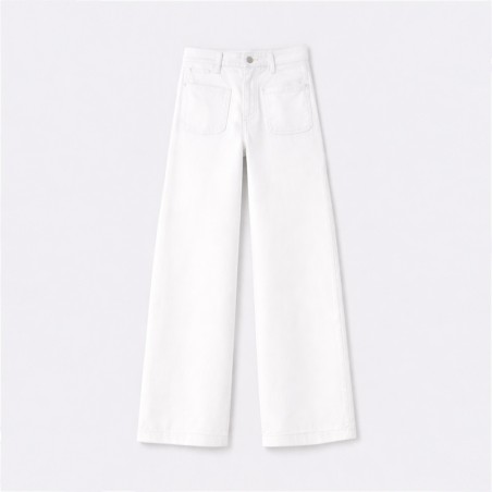 Jeans stretch blanc