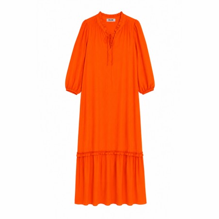 Robe fluide orange