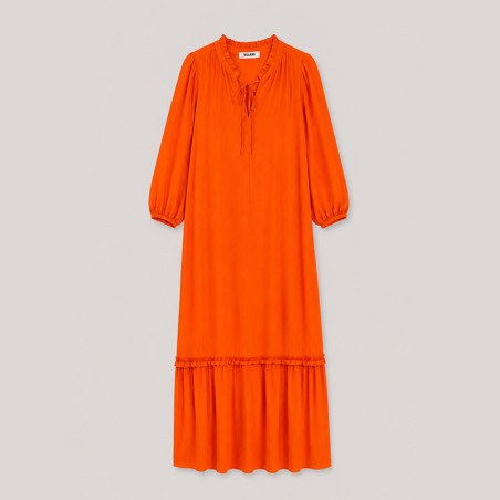 Robe fluide orange