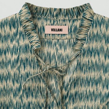 Chemise imprimée en voile de coton