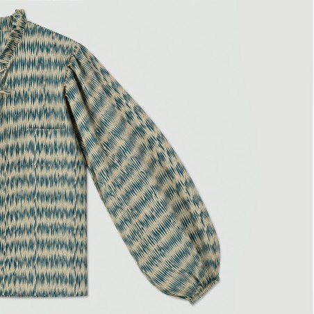 Chemise imprimée en voile de coton