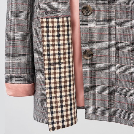 Blazer prince de galles gris