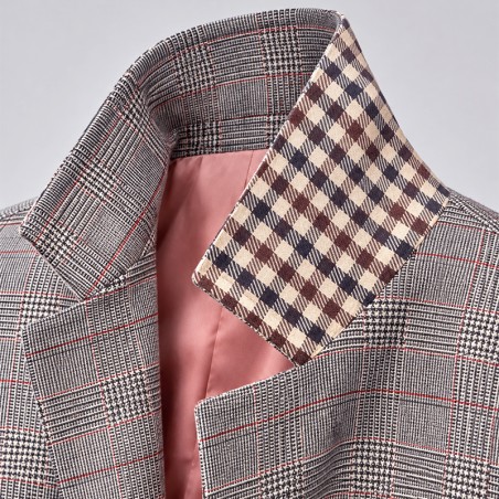 Blazer prince de galles gris