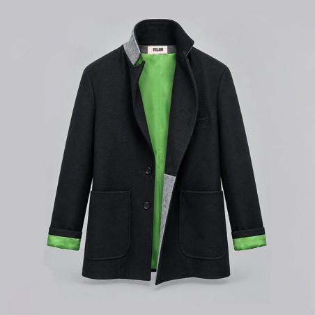 Blazer en baby camel noir