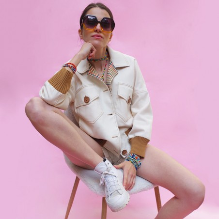 Blouson blanc
