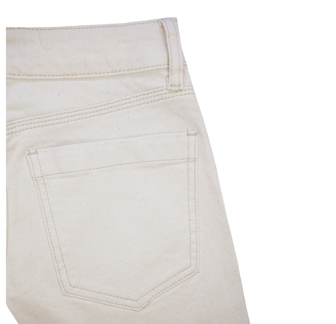Jeans beige clair avec poches sur le devant