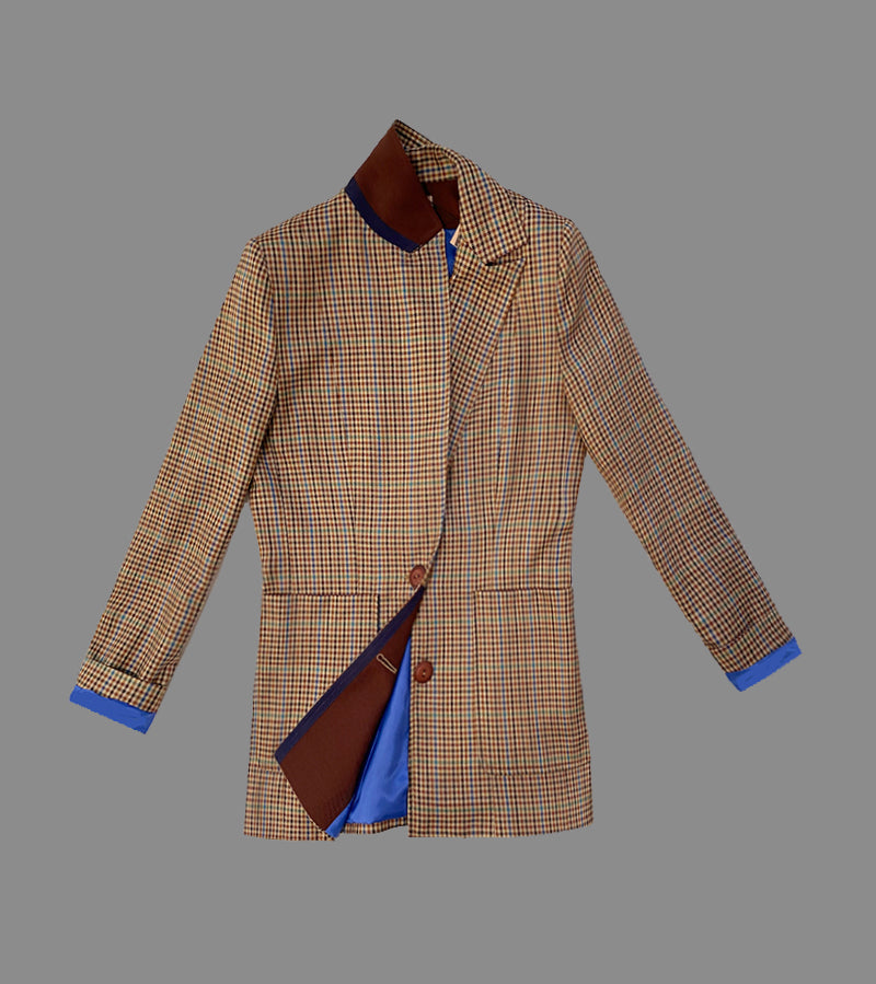 Blazer pied de poule