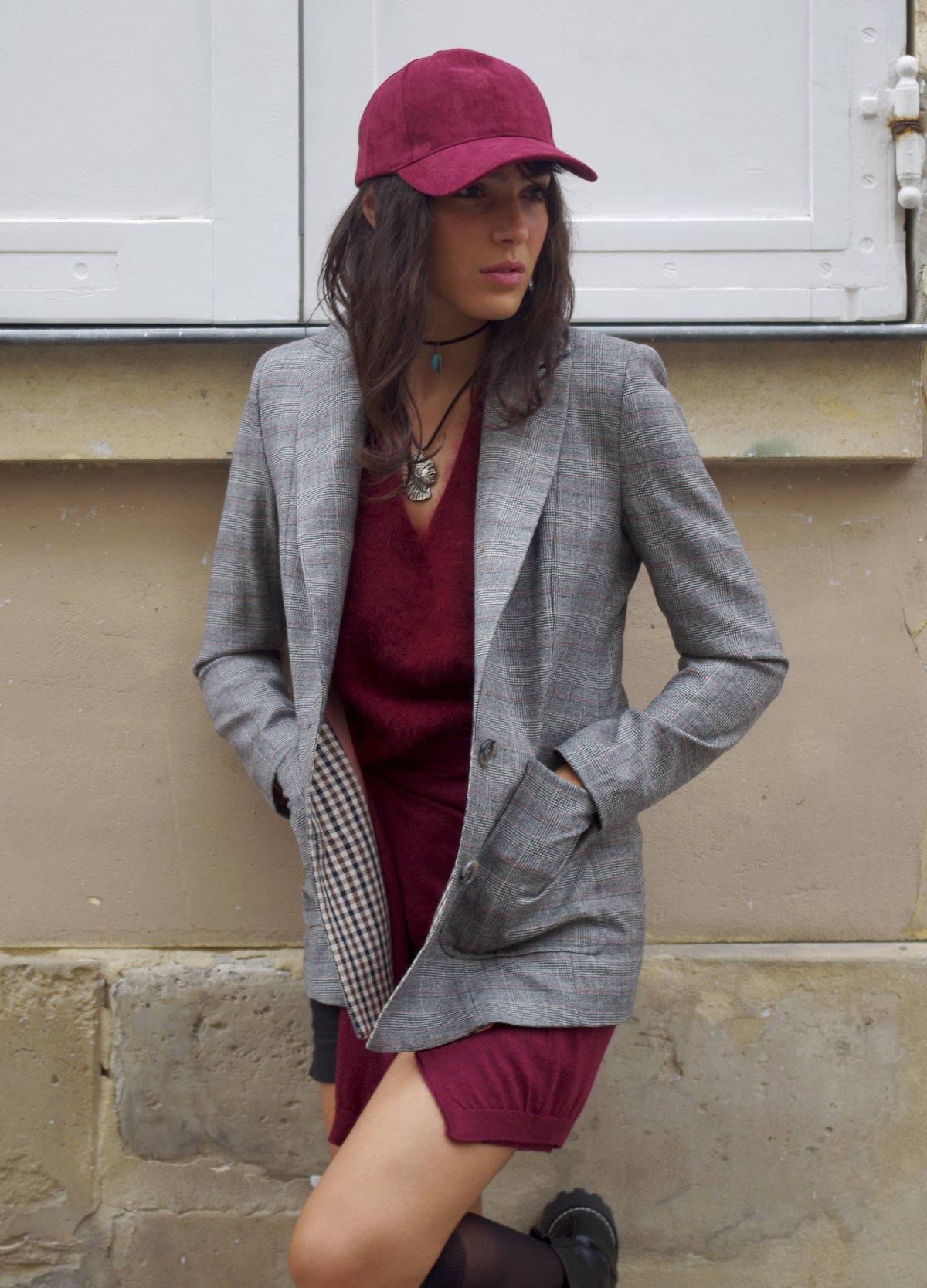 Grey Prince of Wales blazer