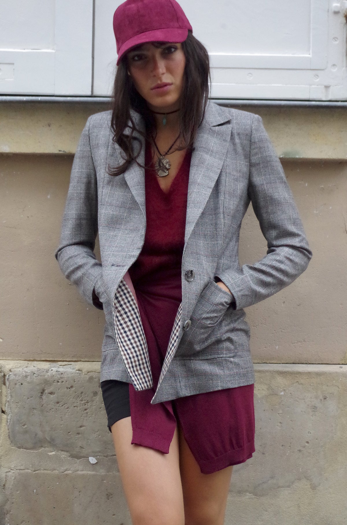 Grey Prince of Wales blazer