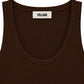 Brown tank top