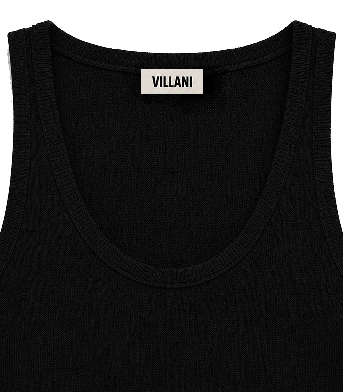 Black tank top