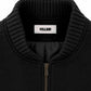 Black baby camel wool jacket with oversized shoulders