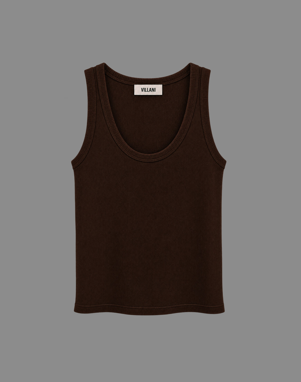 Brown tank top