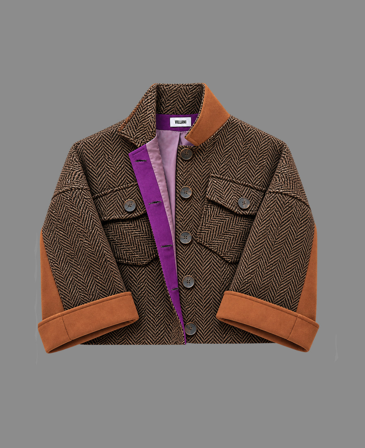 Beige chevron jacket