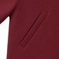 Oversized shoulder garnet pure wool jacket
