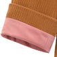 Camel beige corduroy double-breasted pea coat